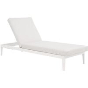 Lifestyle Mateo ligbed met kussen wit/soft grey