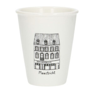 Gevel mok, Maastricht, porselein, 200 ml