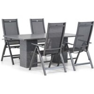 Hartman Royal Club/Graniet 180 cm dining tuinset 5-delig
