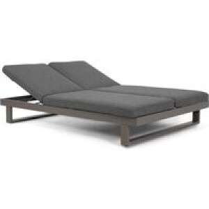 Lifestyle Massimo ligbed met kussen antraciet/dark grey