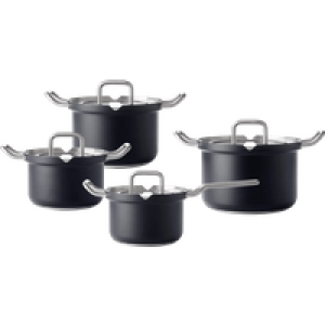BK-Q-Linair Master Glas Zwart Pannenset 4-delig