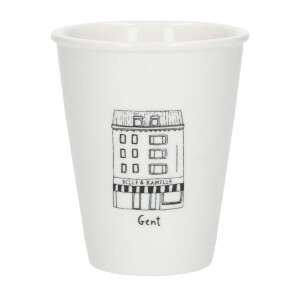Gevel mok, Gent, porselein, 200 ml