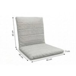 Timo dining tuinstoel kussen Soft grey