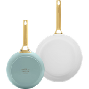 GreenPan Padova Reserve 20 + 26 cm koekenpannenset Smokey Blue