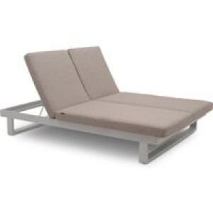 Lifestyle Massimo ligbed met kussen wit/sandy