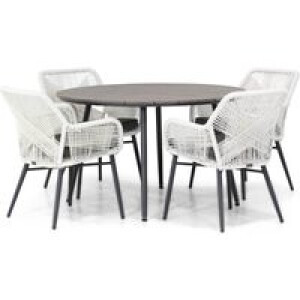 Lifestyle Advance/Matale 125 cm rond dining tuinset 5-delig