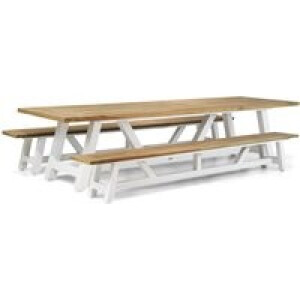 Lifestyle Florence teak picknick tuinset 330 cm 3-delig