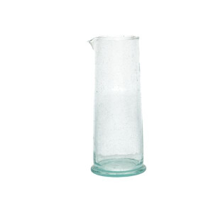 Karaf, gerecycled glas, handgeblazen, 1 l