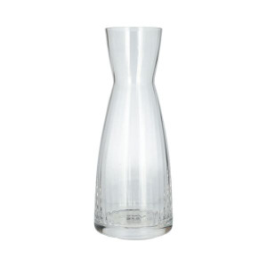 Karaf, kristalglas, geribbeld, 1 liter