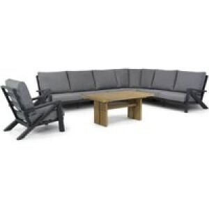 Santika Cinta/Brighton 140 cm hoek loungeset 6-delig