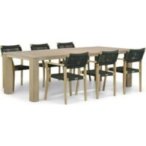 Lifestyle Dallas/Brighton 240 cm dining tuinset 7-delig