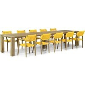 Lifestyle Dallas/Brighton 400 cm dining tuinset 11-delig