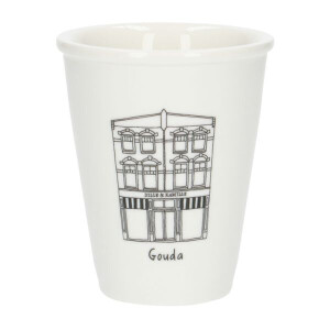 Gevel mok, Gouda, porselein, 200 ml