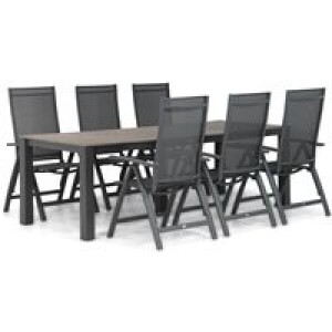 Presto Vasto/Valley 240 cm dining tuinset 7-delig
