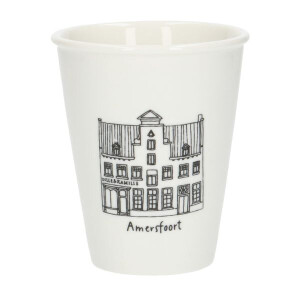 Gevel mok, Amersfoort, porselein, 200 ml