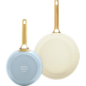 GreenPan Padova Reserve 20 + 26 cm koekenpannenset Light Blue