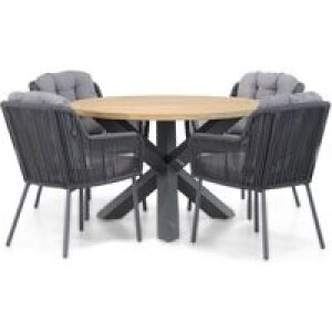 Santika Tendenza/Rockville 120 cm dining tuinset 5-delig