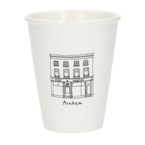 Gevel mok, Arnhem, porselein, 200 ml