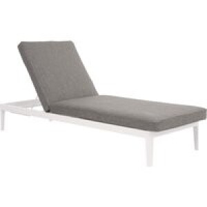 Lifestyle Mateo ligbed met kussen wit/dark grey
