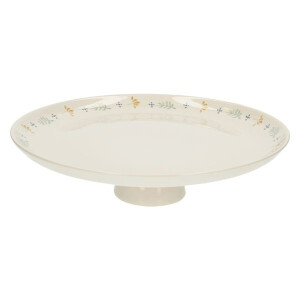 Taartplateau, steengoed, strooitakje, Ø 27 cm