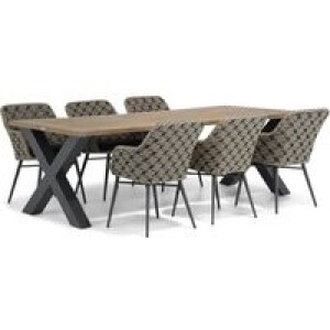 Lifestyle Crossway/Cardiff 240 cm dining tuinset 7-delig