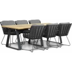 4 Seasons Outdoor Fabrice/Palta 240 cm dining tuinset 7-delig