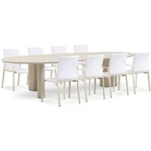 Lifestyle Rome/Weave 300 cm dining tuinset 9-delig