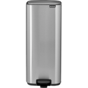 Brabantia Bo Pedal Bin 30 Liter Matt Steel Fingerprint Proof