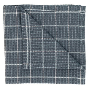 Vaatdoekje, bio-katoen, denimblauw ruitje