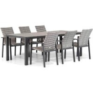 Lifestyle Upton/Young 217 cm dining tuinset 7-delig