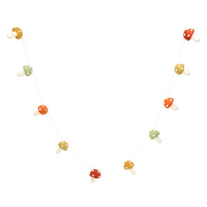 Slinger, paddenstoelen, vilt, ca. 150 cm