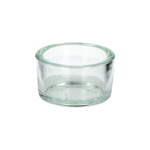 Theelichthouder, glas, Ø5 x H 2,5 cm