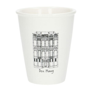 Gevel mok, Den Haag, porselein, 200 ml
