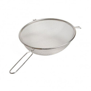 Bolzeef met steel, roestvrij staal, Ø 25 cm