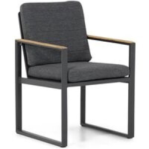 Santika Soray dining tuinstoel met teak armleuning