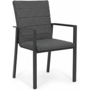 Lifestyle Timo dining tuinstoel antraciet/carbon