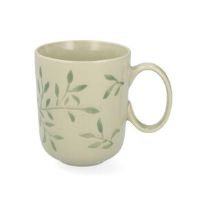 Theemok, steengoed, lichtgroen,  takjes, 380 ml