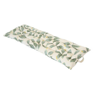 Bankkussen, GOTS bio-katoen, silhouet blad, 140 x 50 cm