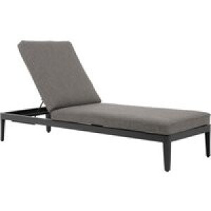 Lifestyle Mateo ligbed met kussen antraciet/dark grey