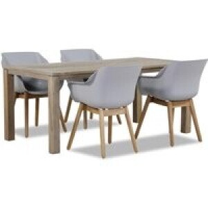 Hartman Sophie teak/Bristol 180 cm dining tuinset 5-delig