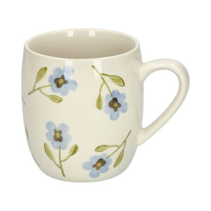 Theemok, steengoed, viooltjes, Ø9,5 cm