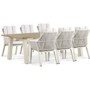 Lifestyle Verona/Glasgow 240 cm dining tuinset 7-delig