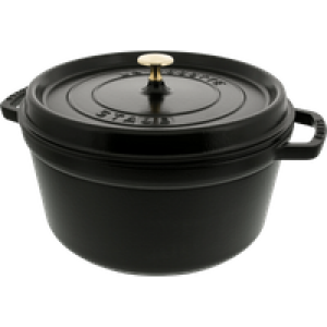 Staub Ronde Stoof-/Braadpan 28 cm Zwart