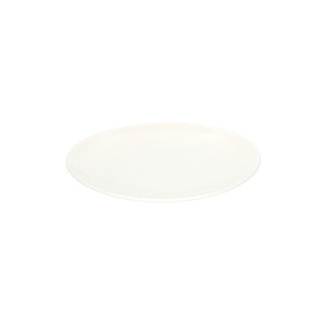 Gebaksbord, organisch, porselein, wit, Ø 16 cm
