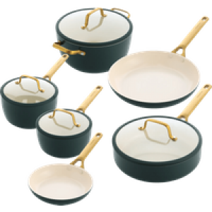 GreenPan Padova pannenset 10-delig Dennengroen