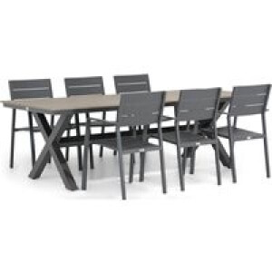 Lifestyle Stella/Forest 240 cm dining tuinset 7-delig