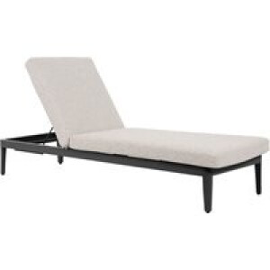 Lifestyle Mateo ligbed met kussen antraciet/sandy