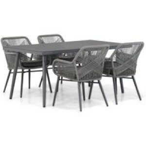 Lifestyle Advance/Valencia 170 cm dining tuinset 5-delig