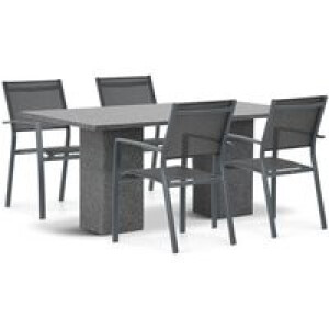 Lifestyle Sella/Graniet 180 cm dining tuinset 5-delig