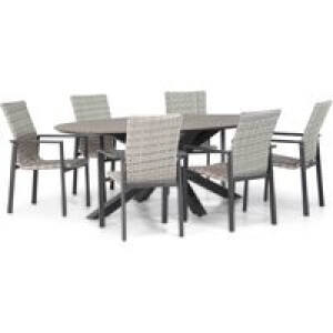 Lifestyle Upton/Matara 220 cm dining tuinset 7-delig